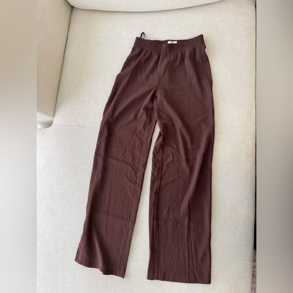 Babaton Chocolate Wide Leg Pants - Picture 1 of 4